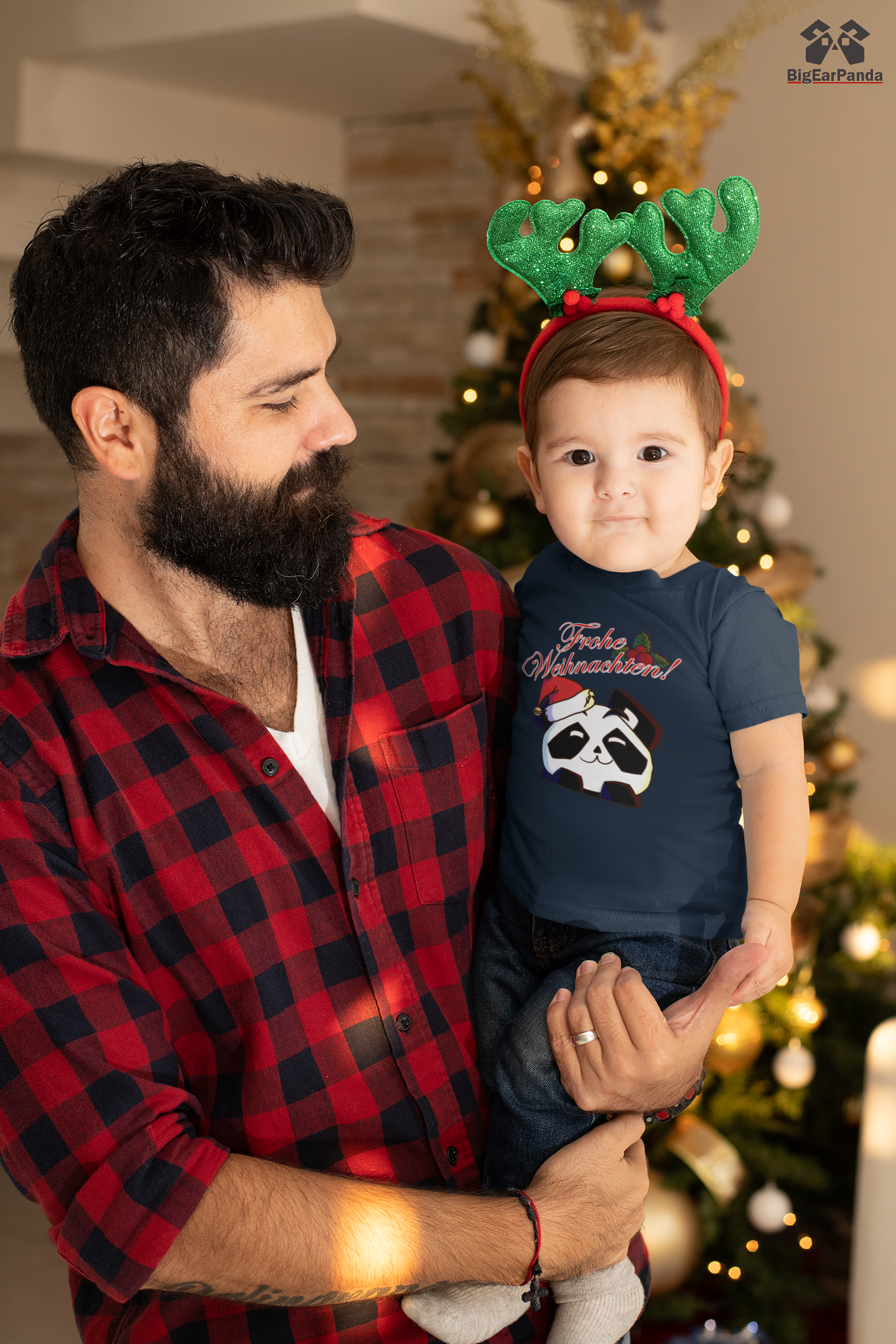 Baby T-Shirt - "Xmas Panda"